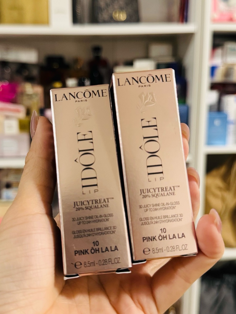 Lancôme L'Idôle Juicy Treat Lip Gloss — Pink Oh La La